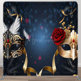 Aperturee - Aperturee Masquerade Dance Bokeh Color Square Tension Backdrop