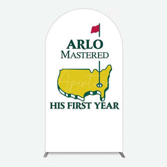 Aperturee Aperturee Master His First Year Boys Birthday Arch Backdrop