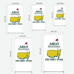 Aperturee Aperturee Master His First Year Boys Birthday Rectangle Backdrop