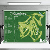 Aperturee - Aperturee Masters Green Golf Course Sports Backdrop For Party