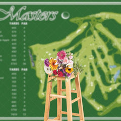 Aperturee - Aperturee Masters Green Golf Course Sports Backdrop For Party