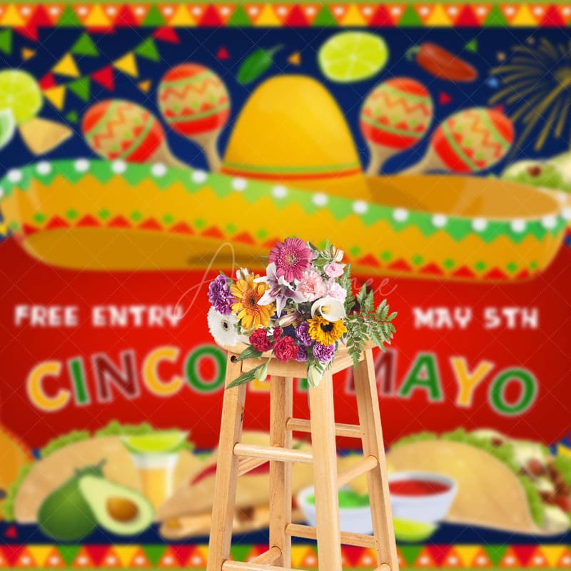 Aperturee - Aperturee May 5th Festival Mexico Dance Music Holiday Backdrop