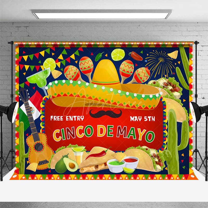 Aperturee - Aperturee May 5th Festival Mexico Dance Music Holiday Backdrop