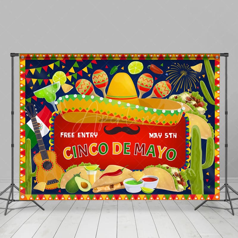 Aperturee - Aperturee May 5th Festival Mexico Dance Music Holiday Backdrop