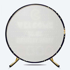 Aperturee Aperturee Maze Game Retro Birthday Boy Round Backdrop