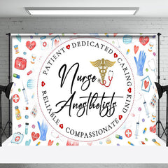 Aperturee - Aperturee Medical Supplies White Nurse Anesthetist Backdrop