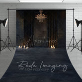 Aperturee - Aperturee Medieval Dark Room Curtain Retro Wall Sweep Backdrop