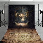Aperturee - Aperturee Medieval Magic Chandelier Architecture Photo Backdrop