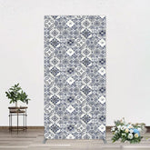 Aperturee - Aperturee Mediterranean Pattern Simple Birthday Rectangle Backdrop