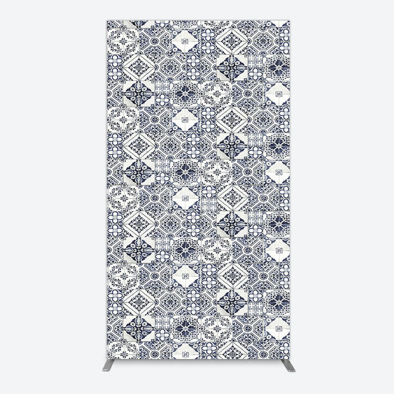 Aperturee - Aperturee Mediterranean Pattern Simple Birthday Rectangle Backdrop