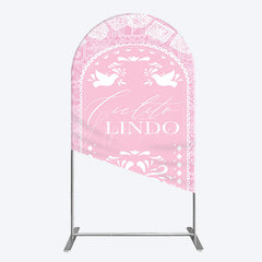 Aperturee - Aperturee Mexican Pink Cielito Lindo Birthday Arch Backdrop
