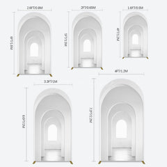 Aperturee - Aperturee Minimalism White Arcade Architecture Arch Backdrop