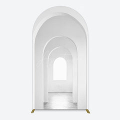 Aperturee - Aperturee Minimalism White Arcade Architecture Arch Backdrop
