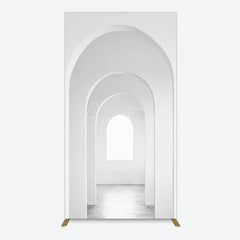 Aperturee - Aperturee Minimalism White Arcade Rectangleitecture Rectangle Backdrop