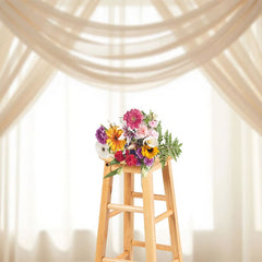 Aperturee - Aperturee Minimalist Light Boho Accent Sweet Wedding Backdrop