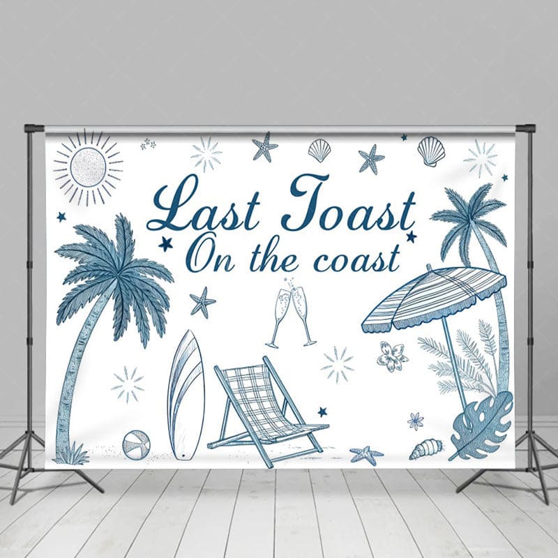 Aperturee - Aperturee Minimalist Summer Last Toast On The Coast Backdrop