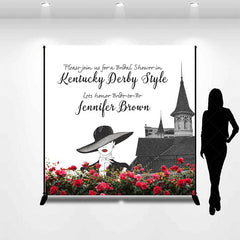 Aperturee - Aperturee Miss Kentucky Derby Custom Bridal Shower Backdrop