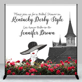 Aperturee - Aperturee Miss Kentucky Derby Custom Bridal Shower Backdrop