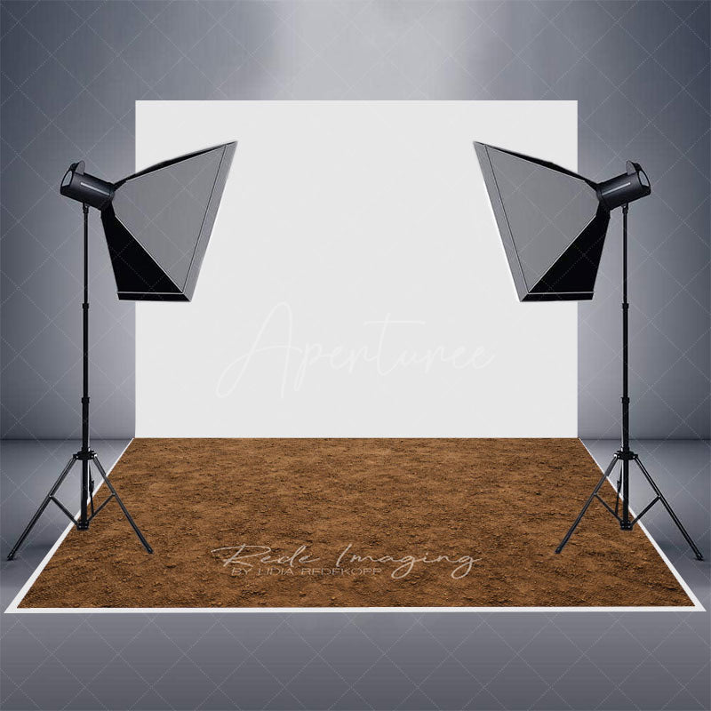 Aperturee - Aperturee Moist Soil Pattern Retro Rubber Floor Mat For Photo