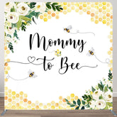 Aperturee Aperturee Mommy To Bee Honeycomb Baby Shower Tension Backdrop
