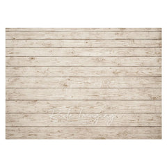 Aperturee - Aperturee Mottled White Brown Wood Rubber Floor Mat For Photo