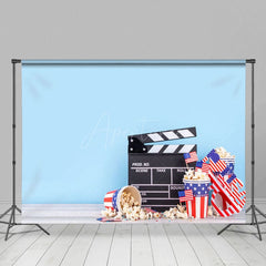 Aperturee - Aperturee Movie Theater Popcorn Birthday Cake Smash Backdrop