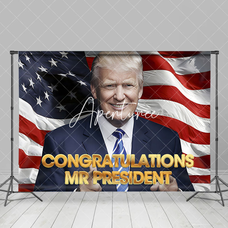 Aperturee - Aperturee Mr President Congrats Celebration 2025 Backdrop