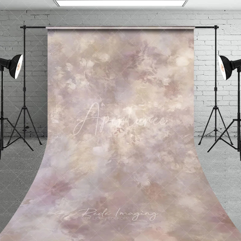 Aperturee - Aperturee Muted Brown Gray Purple Cream Abstract Textured Sweep Backdrop Artistic Vintage Photography Background