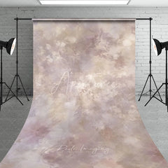 Aperturee - Aperturee Muted Brown Gray Purple Cream Abstract Textured Sweep Backdrop Artistic Vintage Photography Background