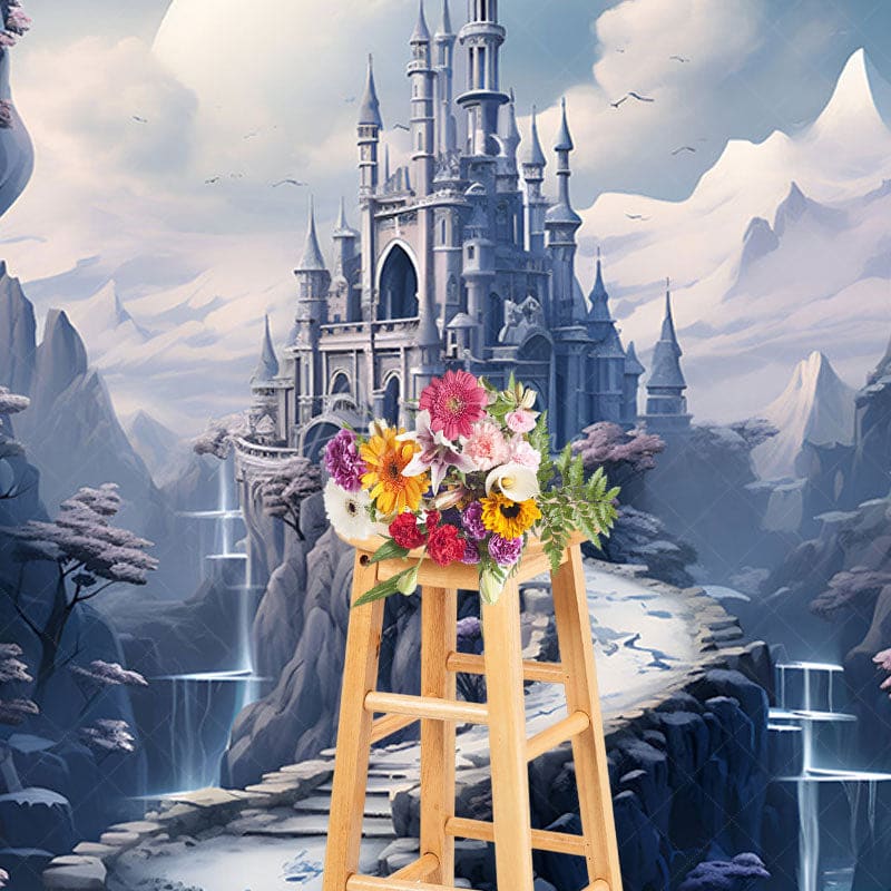 Aperturee - Aperturee Mysterious And Tortuous Path Castle Photo Backdrop