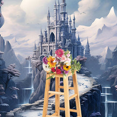 Aperturee - Aperturee Mysterious And Tortuous Path Castle Photo Backdrop