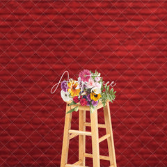 Aperturee - Aperturee Mysterious Blurred Red Tone Photography Backdrop