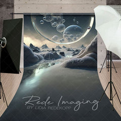 Aperturee - Aperturee Mysterious Galactic Bubbles Fine Art Sweep Backdrop