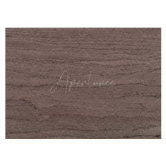 Aperturee - Aperturee Natural Brown Wood Grain Texture Rubber Floor Mat