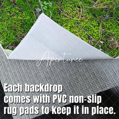 Aperturee - Aperturee Natural Forest Floor Top View Fabric Floor Backdrop