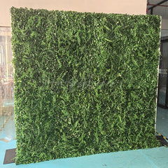 Aperturee - Aperturee Natural Green Leaves Artificial Spring Flower Wall