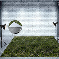 Aperturee - Aperturee Natural Greenery Arch Gate Wedding Room Set Backdrop