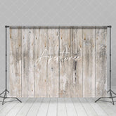 Aperturee - Aperturee Natural Textured Light Brown White Wooden Backdrop