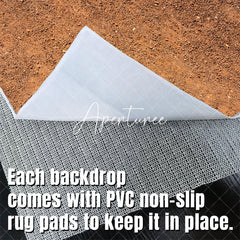 Aperturee - Aperturee Natural Yellow Soil Sand Gravel Fabric Floor Mat