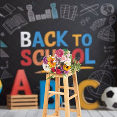 Aperturee - Aperturee Neat Classroom Blackboard Back To School Backdrop