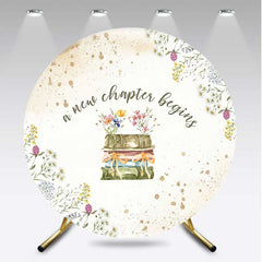 Aperturee Aperturee New Chapter Begin Floral Round Bridal Shower Cover