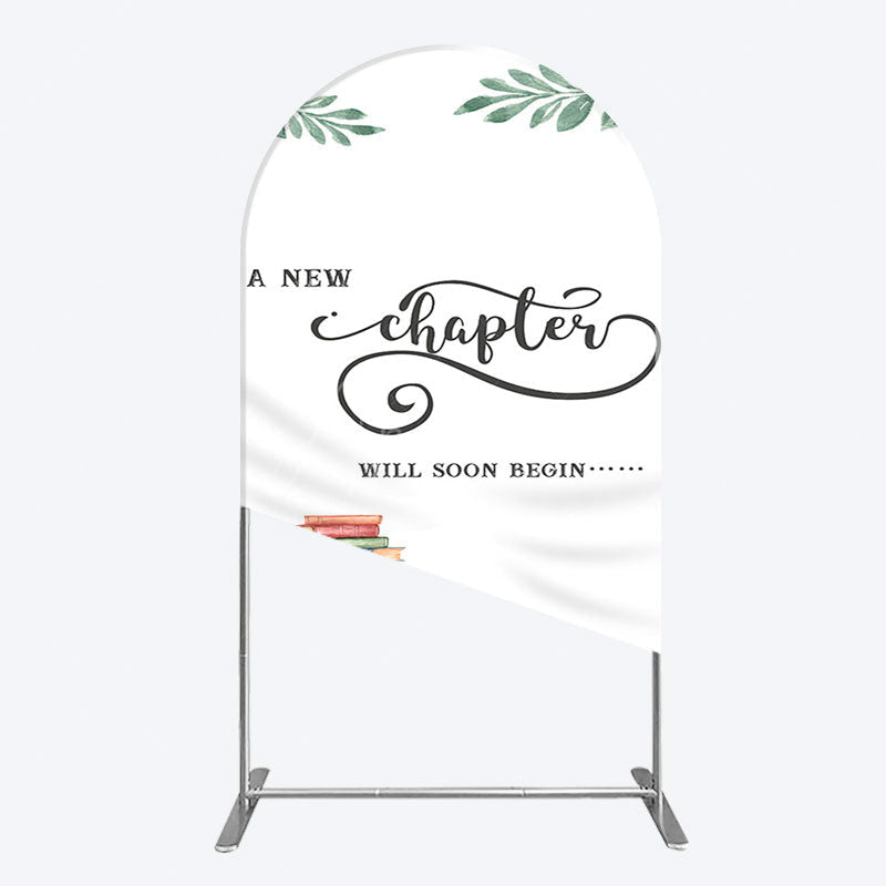 Aperturee - Aperturee New Chapter Books Baby Shower Sweet Arch Backdrop