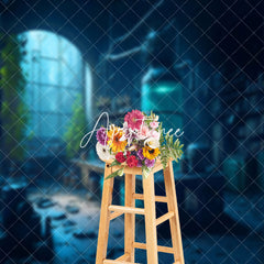 Aperturee - Aperturee Night Abandoned Laboratory Ruins Architecture Backdrop