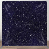 Aperturee Aperturee Night Dark Blue Starry Sky Square Tension Backdrop