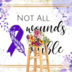Aperturee - Aperturee Not All Wounds Are Visible Epilepsy Awareness Backdrop