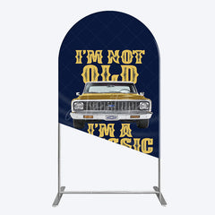 Aperturee - Aperturee Not Old But Classic Vintage Birthday Arch Backdrop