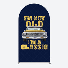 Aperturee - Aperturee Not Old But Classic Vintage Birthday Arch Backdrop