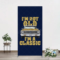 Aperturee - Aperturee Not Old But Classic Vintage Birthday Rectangle Backdrop