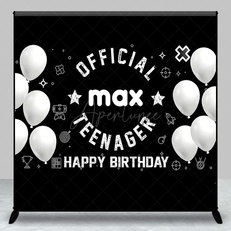 Aperturee - Aperturee Official Teenager Balloon Custom Birthday Backdrop