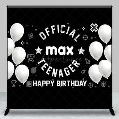 Aperturee - Aperturee Official Teenager Balloon Custom Birthday Backdrop
